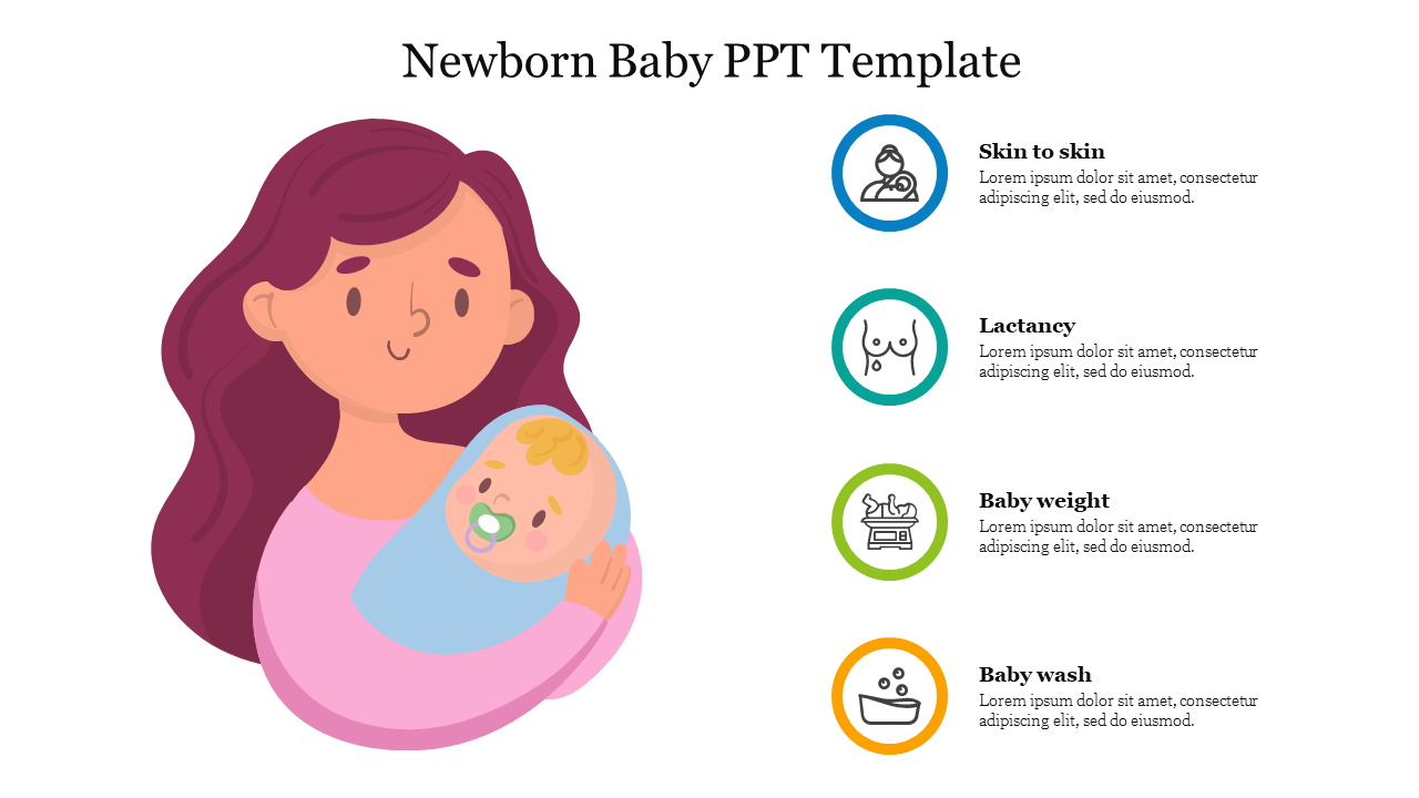 Buy Now Newborn Baby PPT Template Slide Themes Design